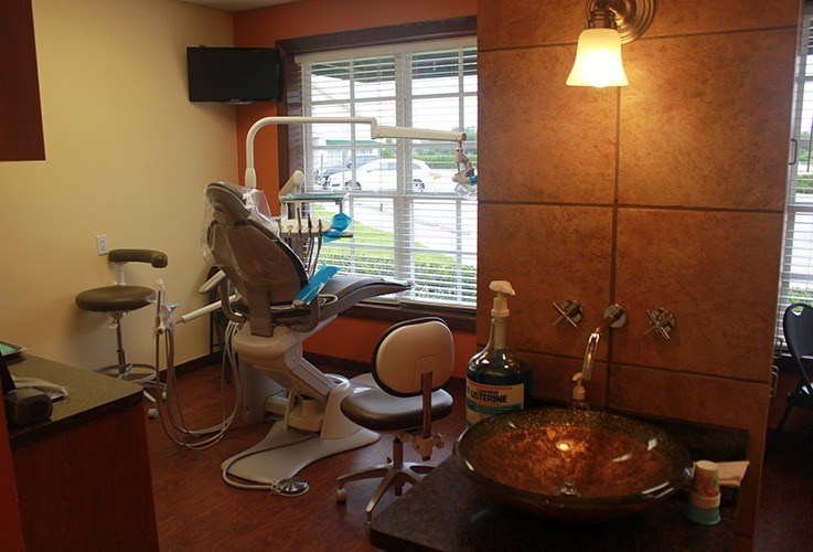 State-of-the-art dental exam room